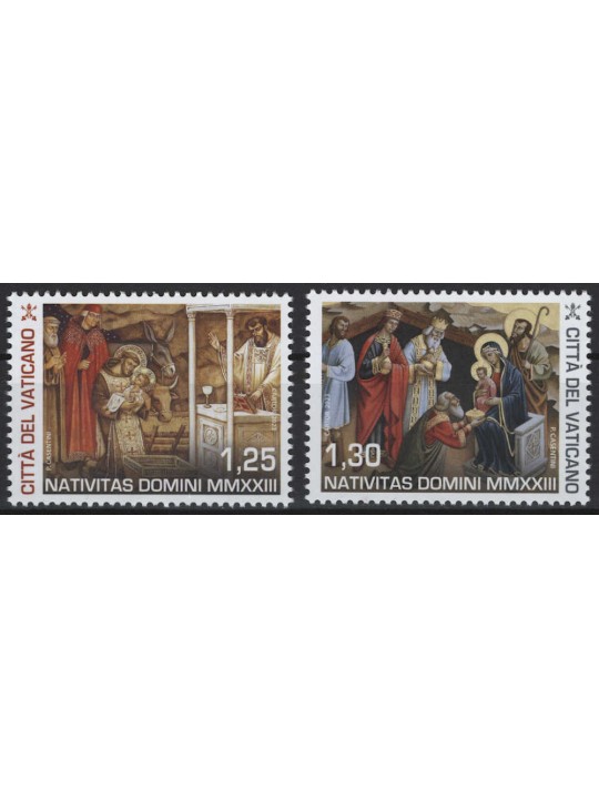 VATICAN 2023 Christmas 2v MNH**