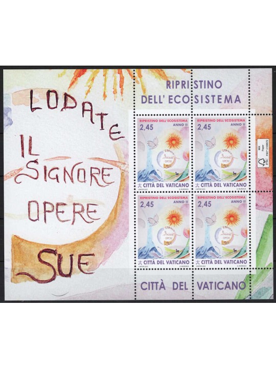 VATICAN 2023 Ecosystem restoration m/s MNH**
