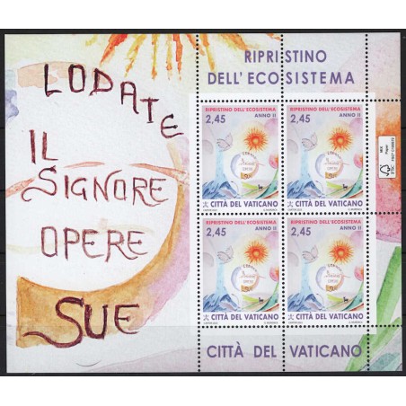 VATICAN 2023 Ecosystem restoration m/s MNH**