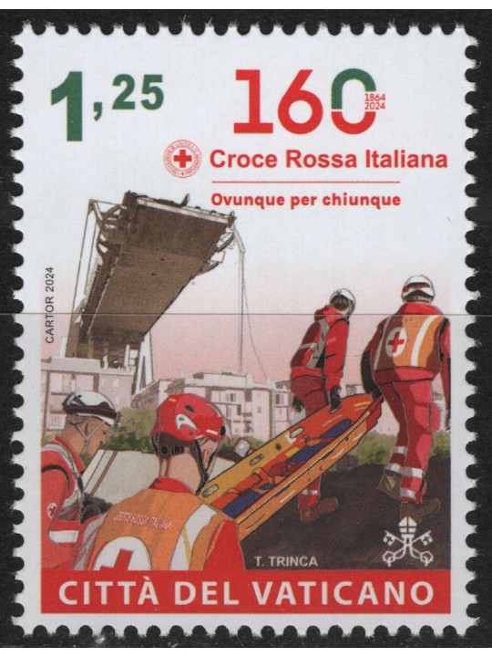 VATICAN 2024 Red Cross MNH**
