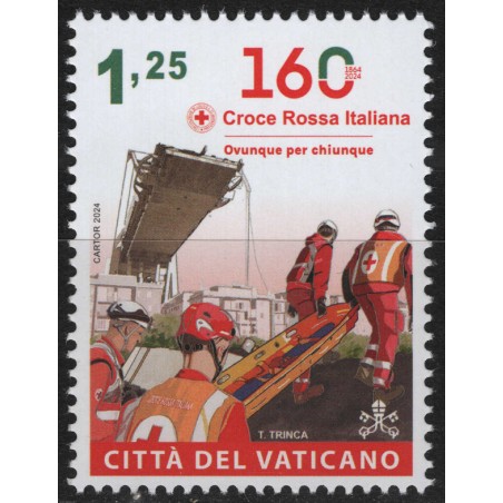 VATICANO 2024 Croce Rossa MNH**