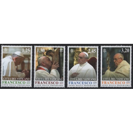 VATICAN 2024 Pontificate of Pope Francis 4v MNH**