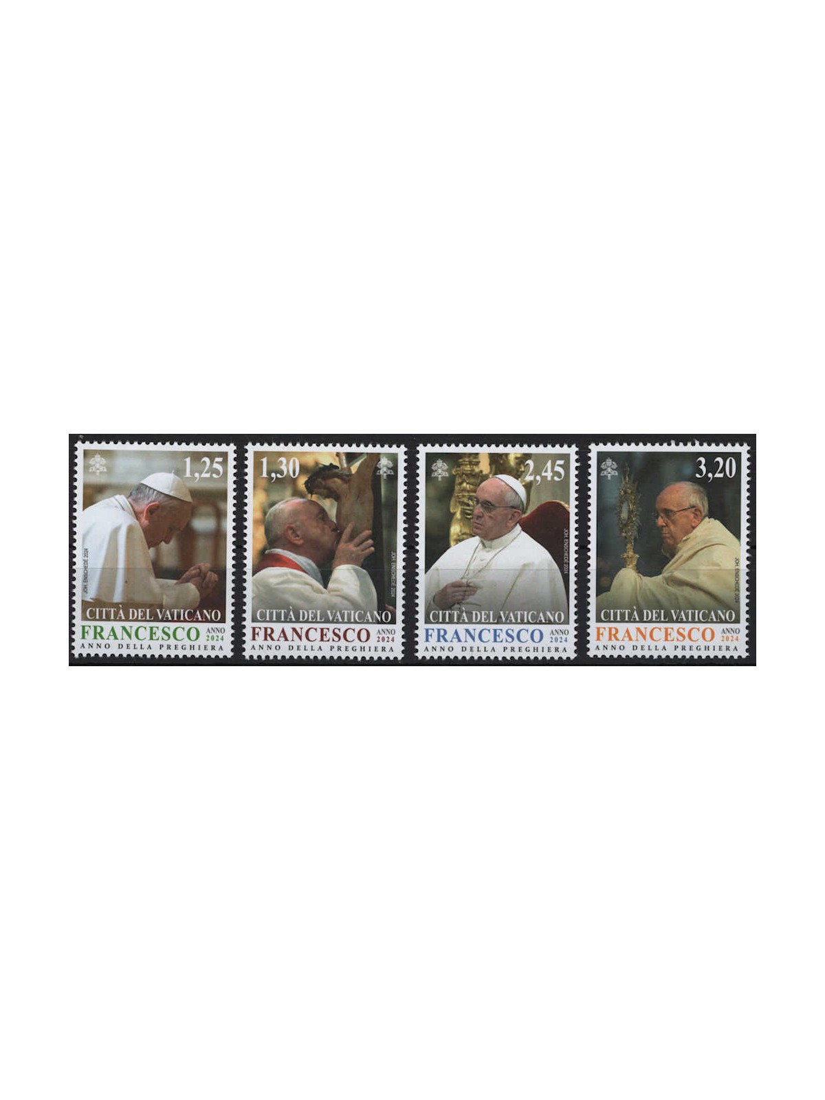 VATICAN 2024 Pontificate of Pope Francis 4v MNH**