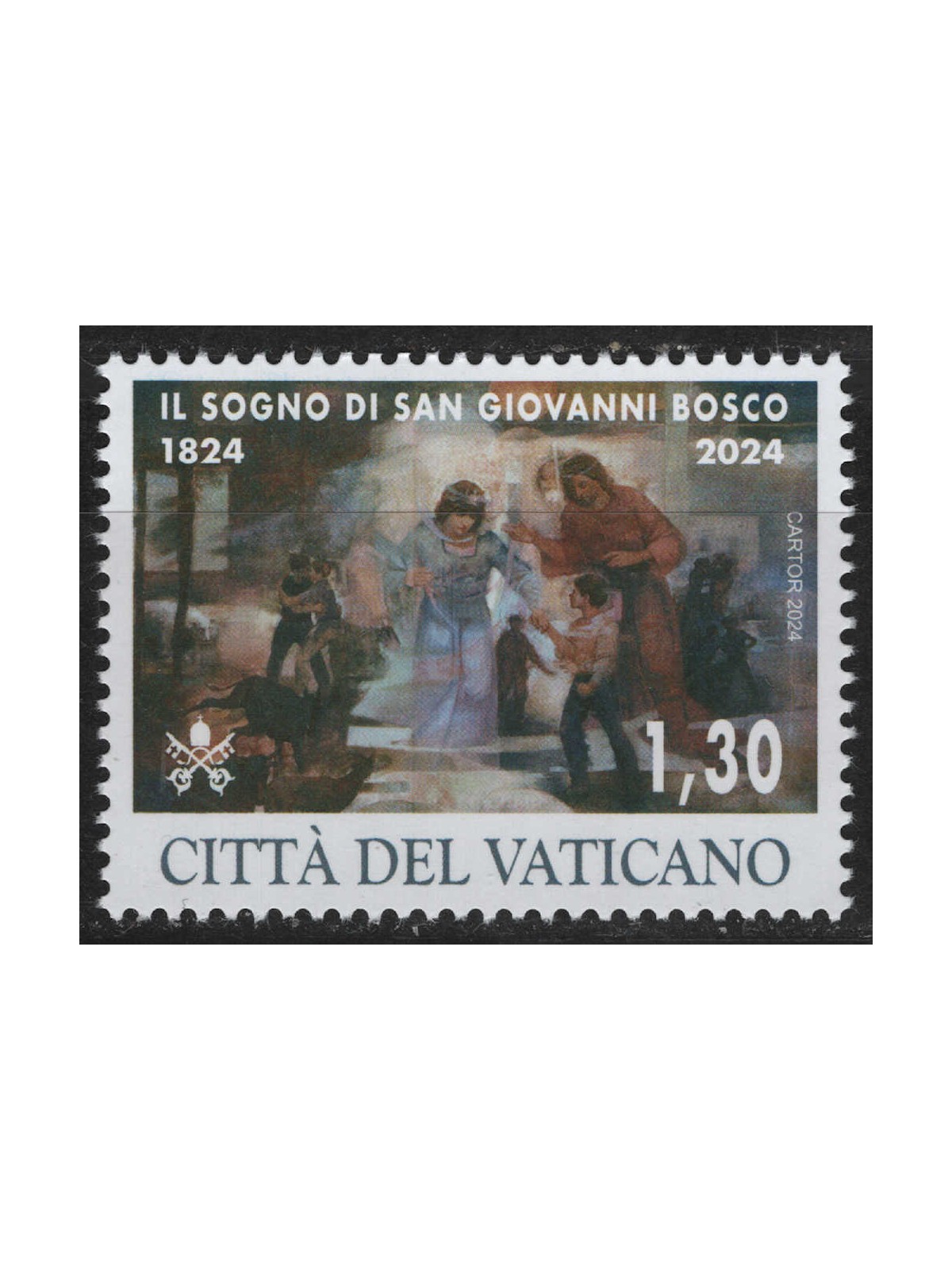 VATICAN 2024 Saint John Bosco MNH**
