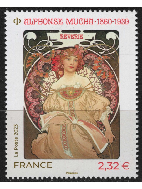 FRANCIA 2023 Arte (Alphonse Mucha) MNH**
