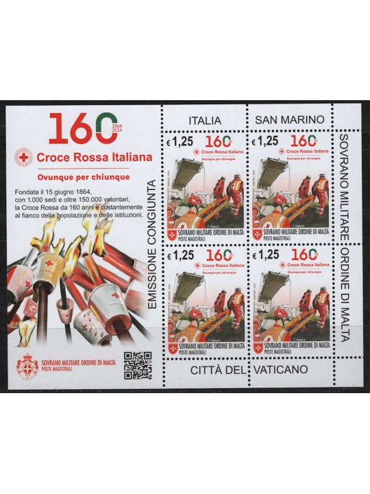 SMOM 2024 Croce Rossa MF MNH**
