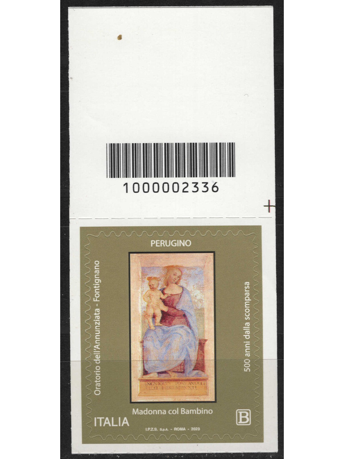 ITALY 2023 Anniversary of Perugino CB 2336 asd