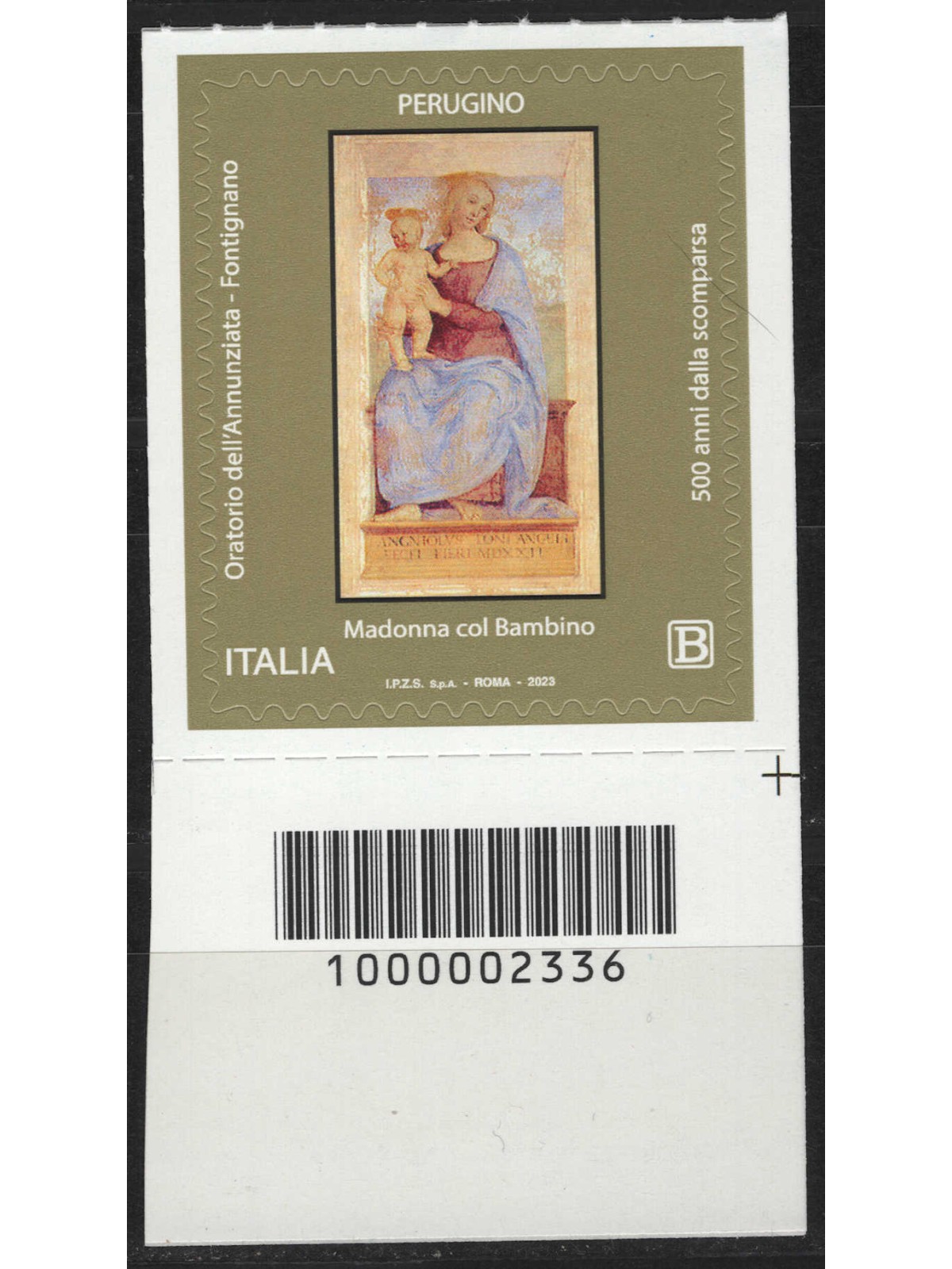 ITALY 2023 Anniversary of Perugino CB 2336 aid
