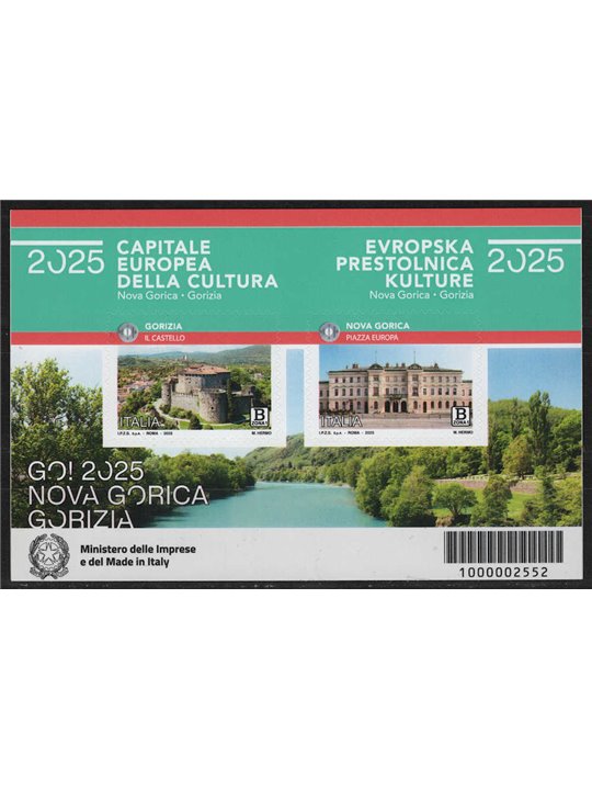 ITALIA 2025 Gorizia Capitale Europea della Cultura BF MNH**