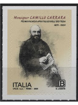 ITALIA 2025 Monsignor Camillo Carrara MNH**