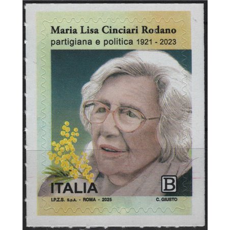 ITALY 2025 Maria Lisa Cinciari Rodano MNH**