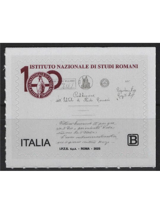 ITALIA 2025 Istituto Nazionale di Studi Romani MNH**