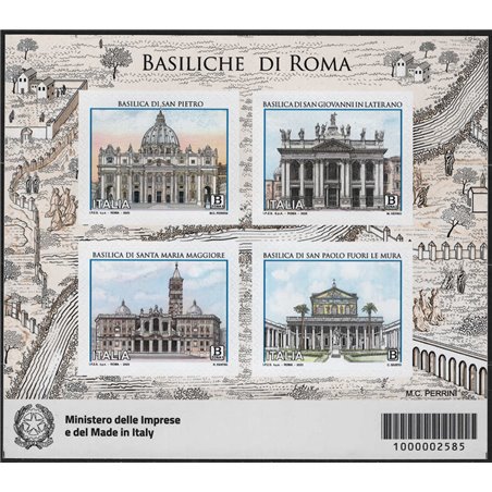 ITALY 2025 Basilicas of Rome BF MNH**