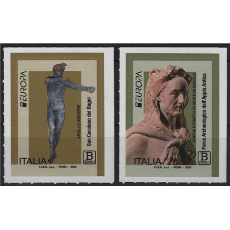ITALIA 2025 Europa 2v MNH**