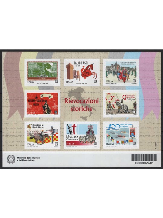 ITALIA 2025 Rievocazioni Storiche BF MNH**