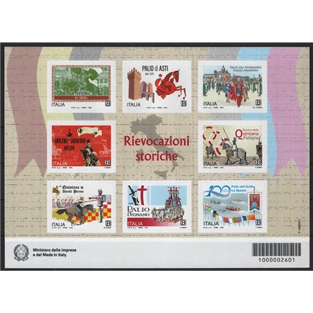 ITALY 2025 Historical Re-enactments BF MNH**