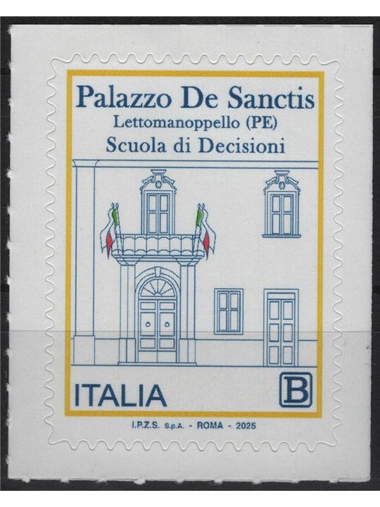 ITALIA 2025 Palazzo De Sanctis MNH**