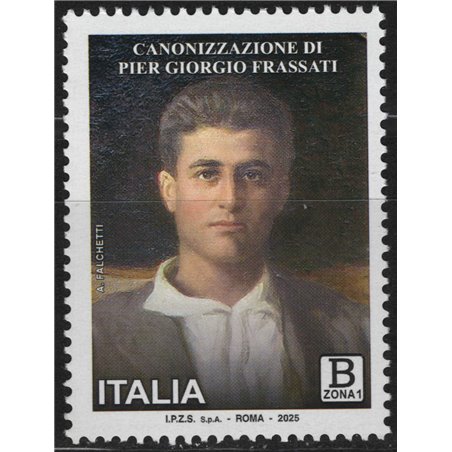 ITALIA 2025 Canonizzazione di Pier Giorgio Frassati MNH**