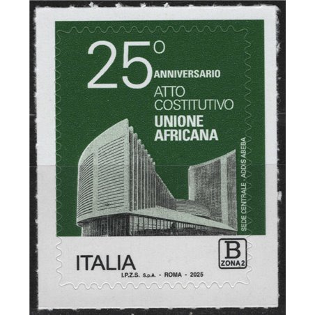 ITALIA 2025 Unione Africana MNH**