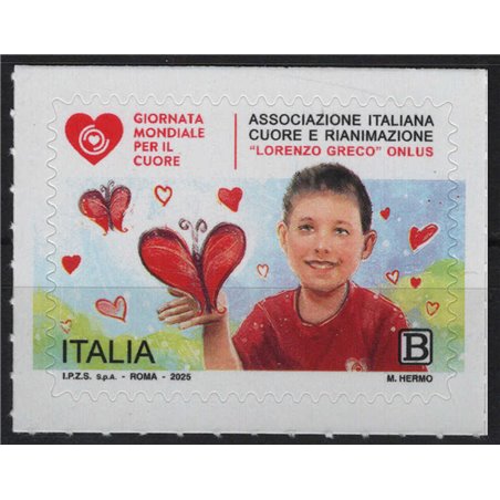 ITALY 2025 World Heart Day MNH**