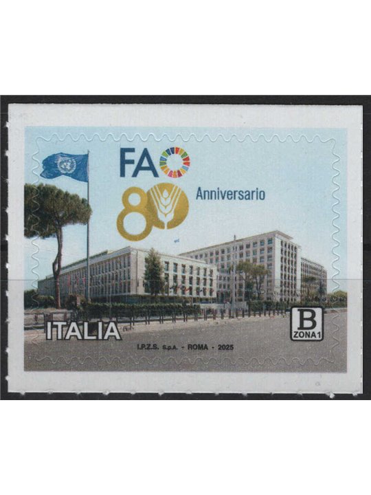ITALY 2025 FAO Anniversary MNH**