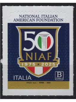 ITALY 2025 National Italian American Foundation MNH**