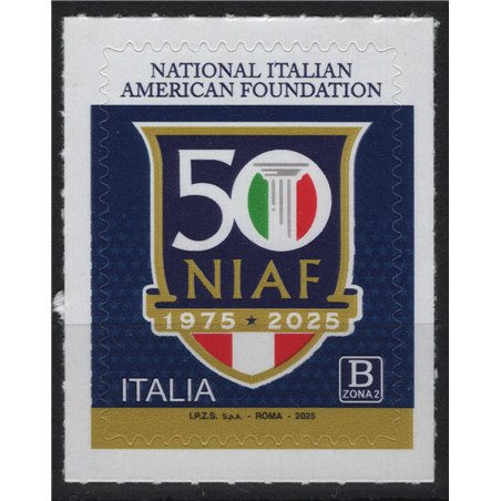 ITALIA 2025 National Italian American Foundation MNH**
