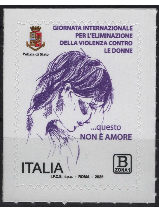 ITALIA 2025 Eliminazione Violenza Contro le Donne MNH**