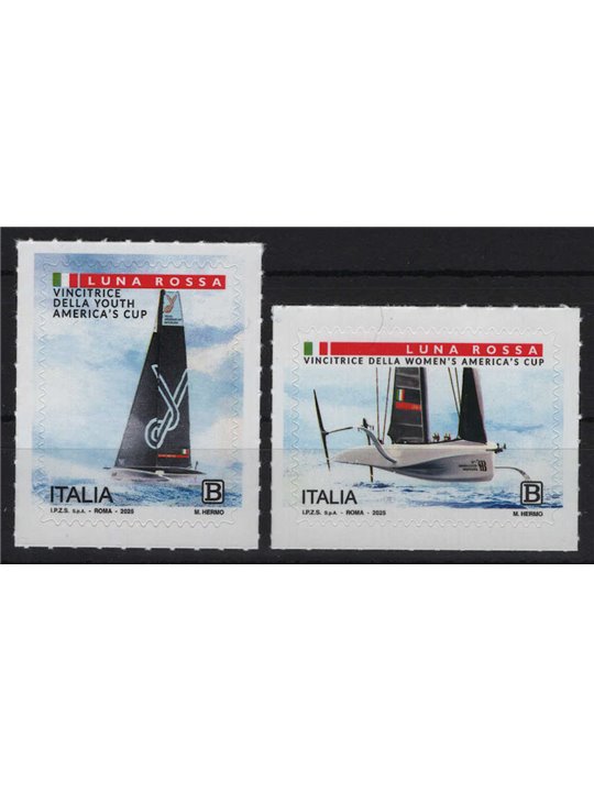 ITALIA 2025 Vittorie di Luna Rossa 2v MNH**