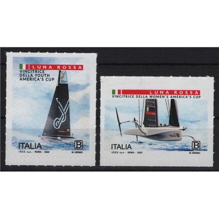 ITALIA 2025 Vittorie di Luna Rossa 2v MNH**
