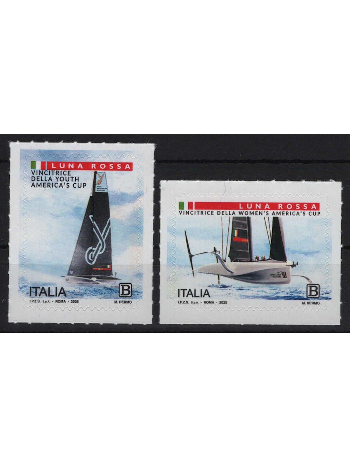 ITALIA 2025 Vittorie di Luna Rossa 2v MNH**