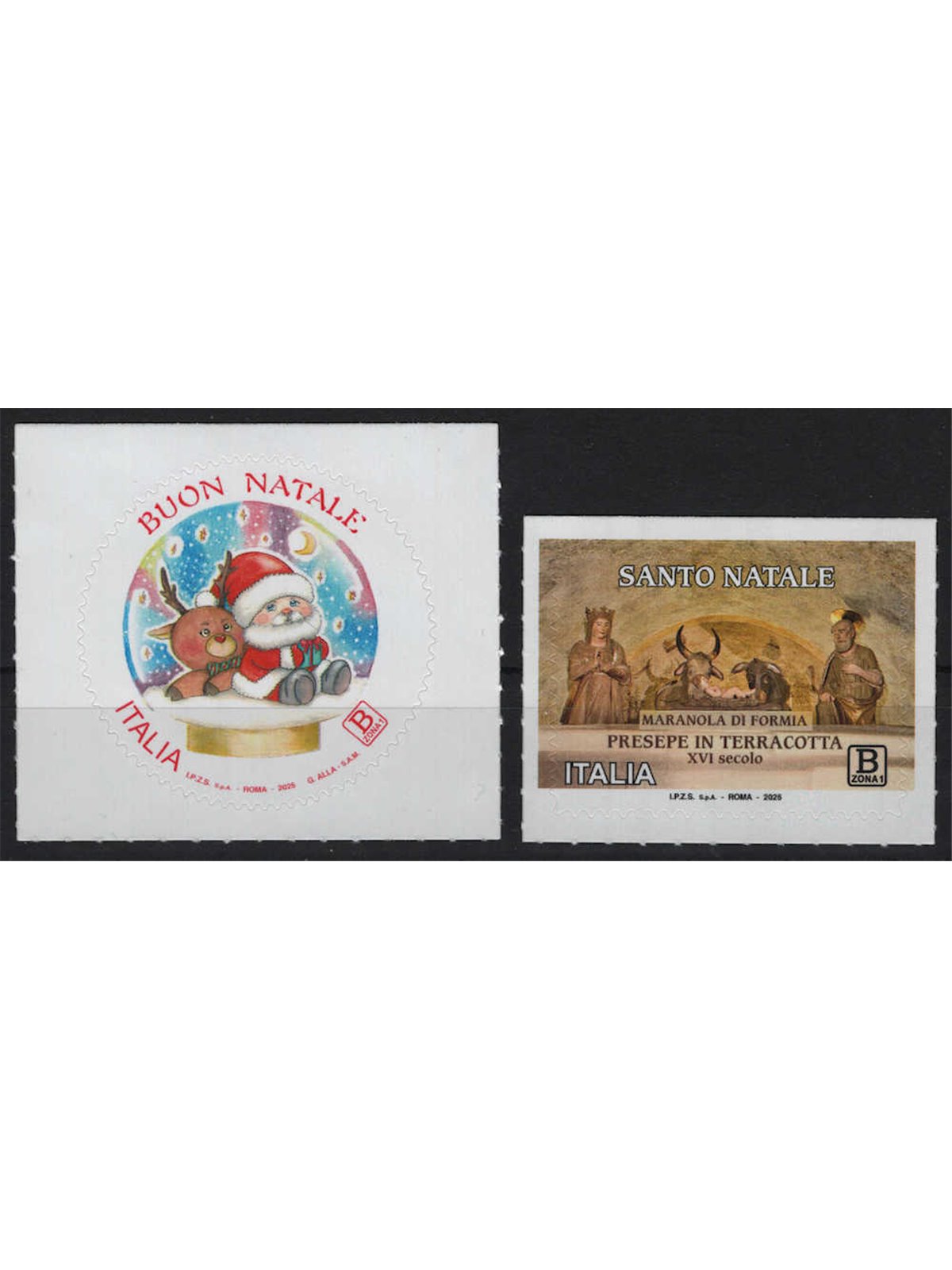 ITALIA 2025 Natale 2v MNH**