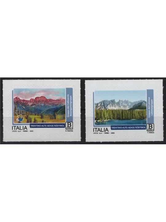 ITALIA 2025 Regioni d'Italia (Bilingue) 2v MNH**