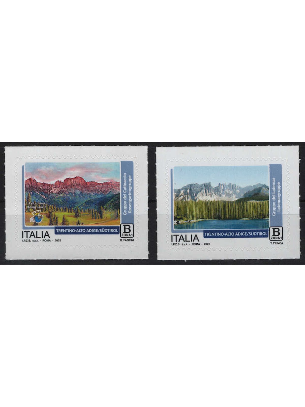 ITALIA 2025 Regioni d'Italia (Bilingue) 2v MNH**