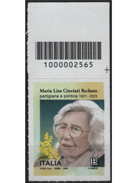 ITALIA 2025 Maria Lisa Cinciari Rodano CB 2565 asd