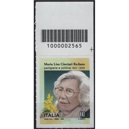 ITALIA 2025 Maria Lisa Cinciari Rodano CB 2565 asd