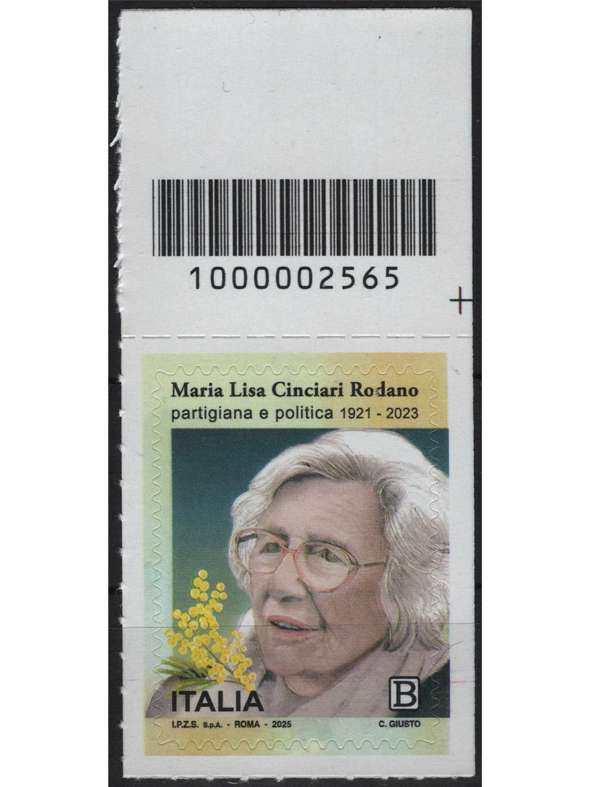 ITALY 2025 Maria Lisa Cinciari Rodano CB 2565 asd