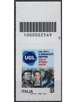 ITALIA 2025 Unione Generale del Lavoro CB 2569 asd