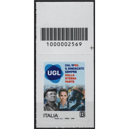 ITALIA 2025 Unione Generale del Lavoro CB 2569 asd