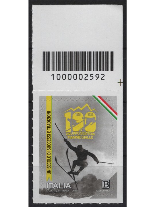 ITALY 2025 Gruppo Sciatori delle Fiamme Gialle CB 2592 asd