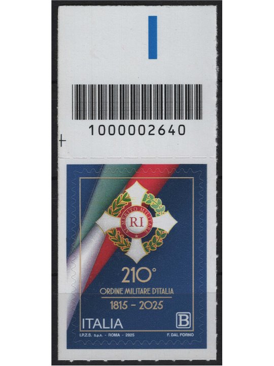 ITALIA 2025 Ordine Militare d'Italia CB 2640 ass