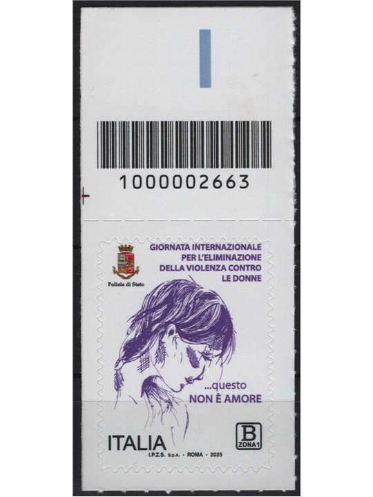 ITALIA 2025 Eliminazione Violenza Contro le Donne CB 2663 ass