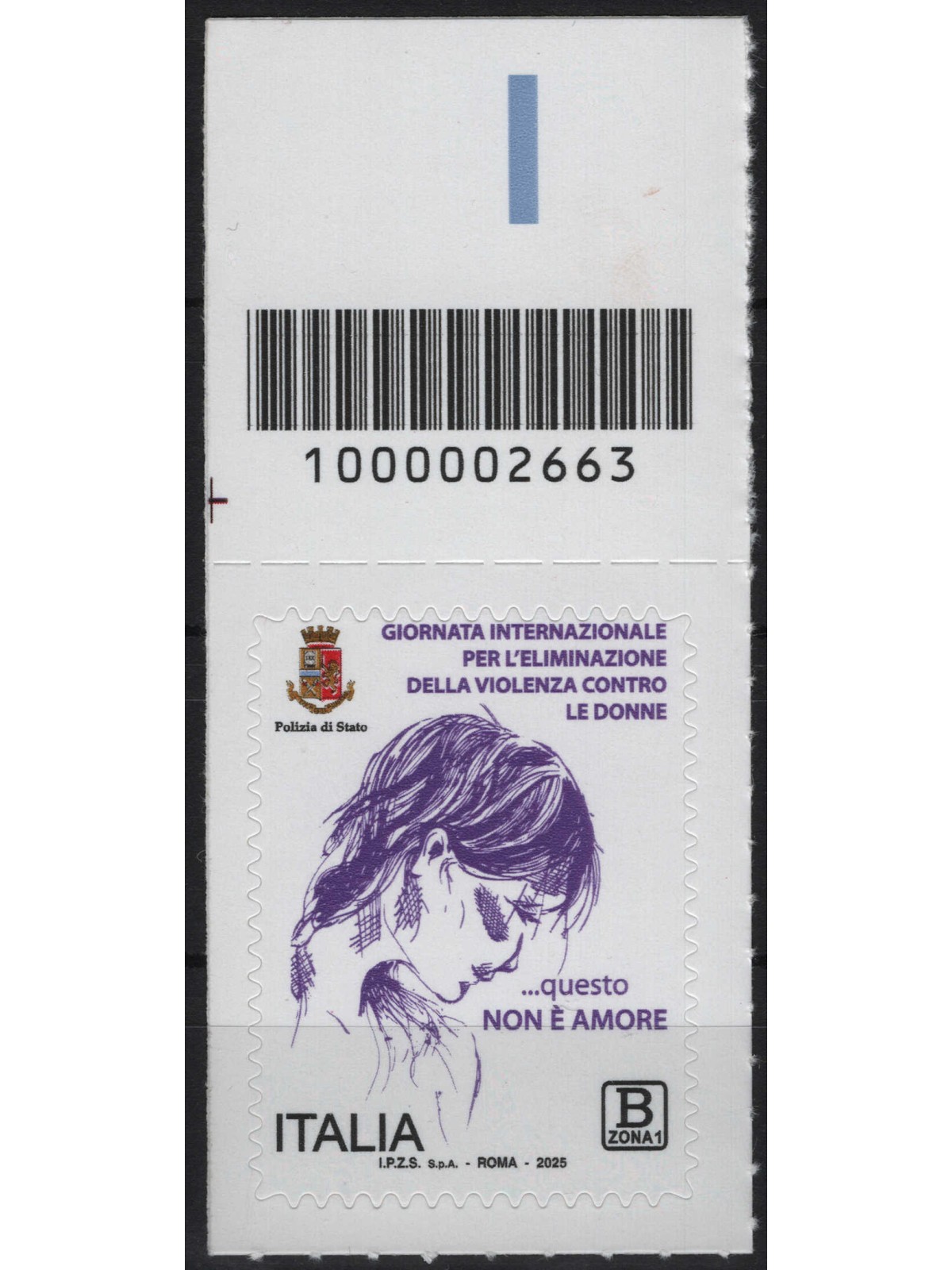 ITALIA 2025 Eliminazione Violenza Contro le Donne CB 2663 ass