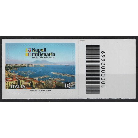 ITALIA 2025 Anniversario della Fondazione di Napoli CB 2669 asd