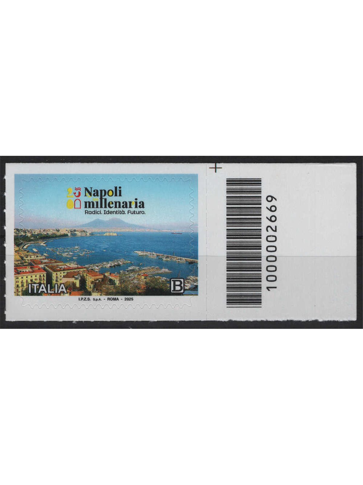 ITALIA 2025 Anniversario della Fondazione di Napoli CB 2669 asd