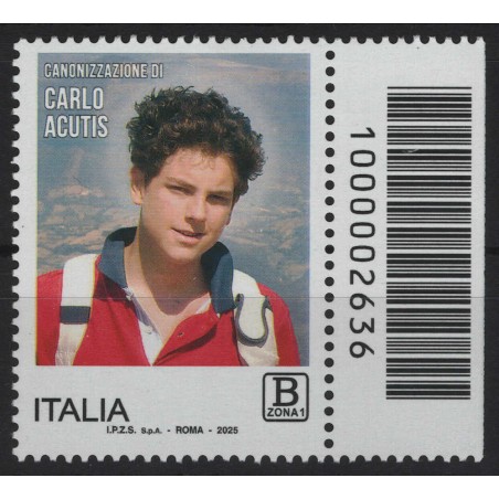 ITALY 2025 Canonisation of Carlo Acutis CB 2636 dx