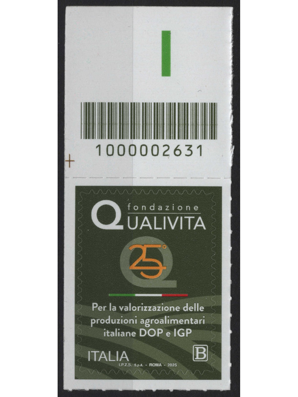 ITALIA 2025 Fondazione Qualivita CB 2631 ass