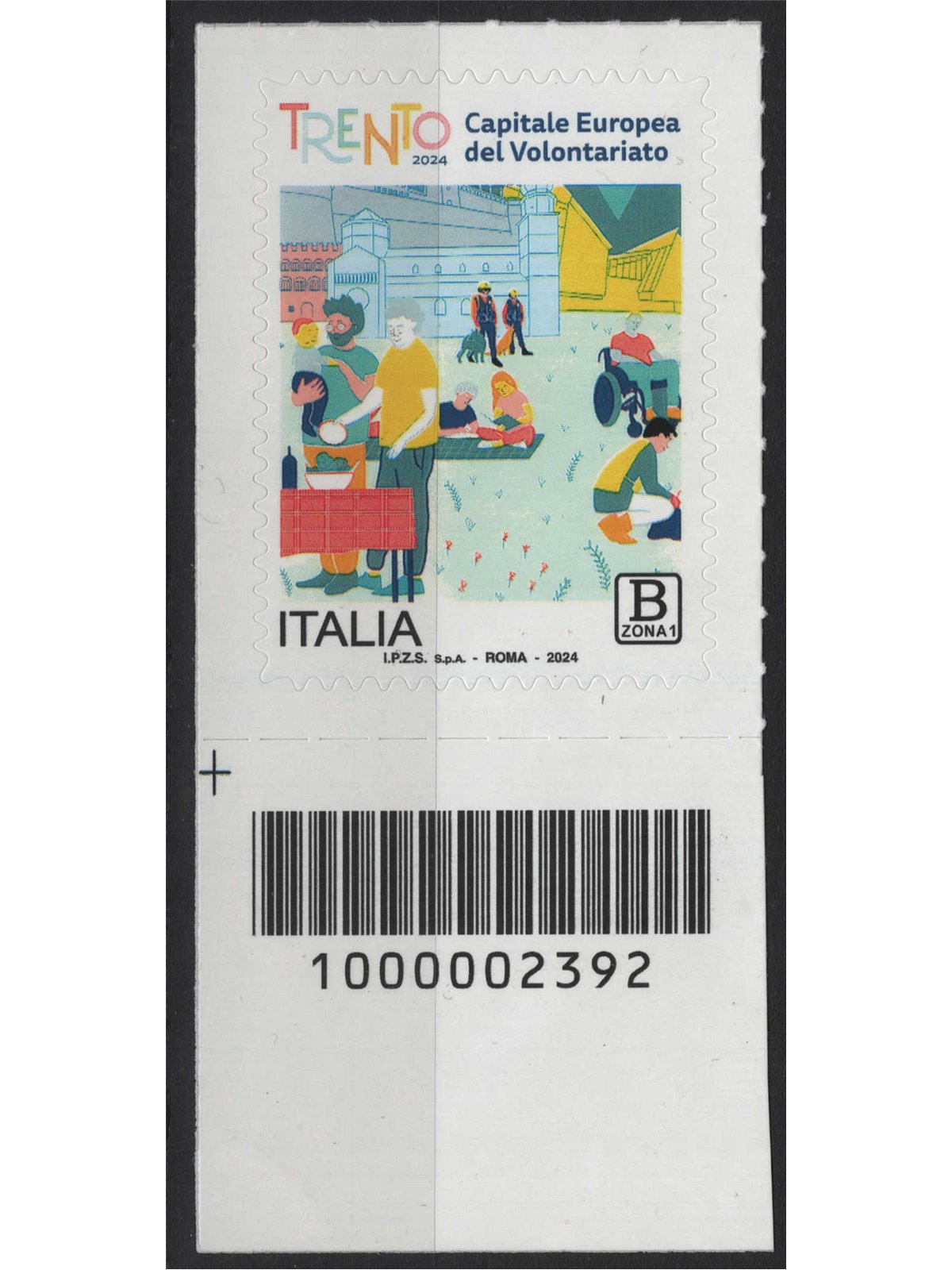 ITALY 2024 Trento, Capital of Volunteering CB 2392 ais