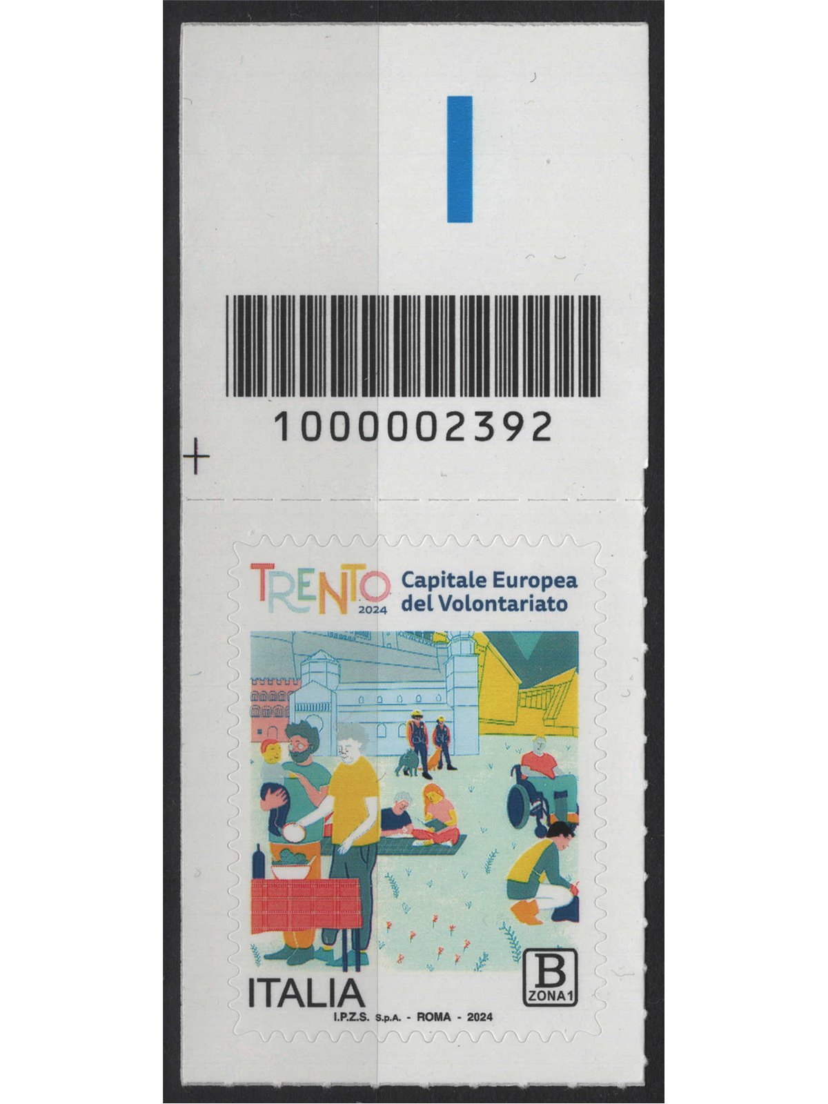 ITALY 2024 Trento, Capital of Volunteering CB 2392 ass
