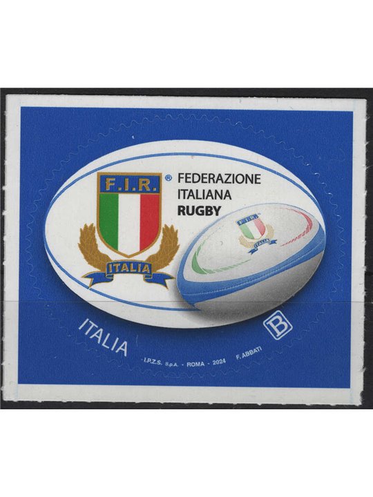 ITALIA 2024 Federazione Italiana Rugby MNH**